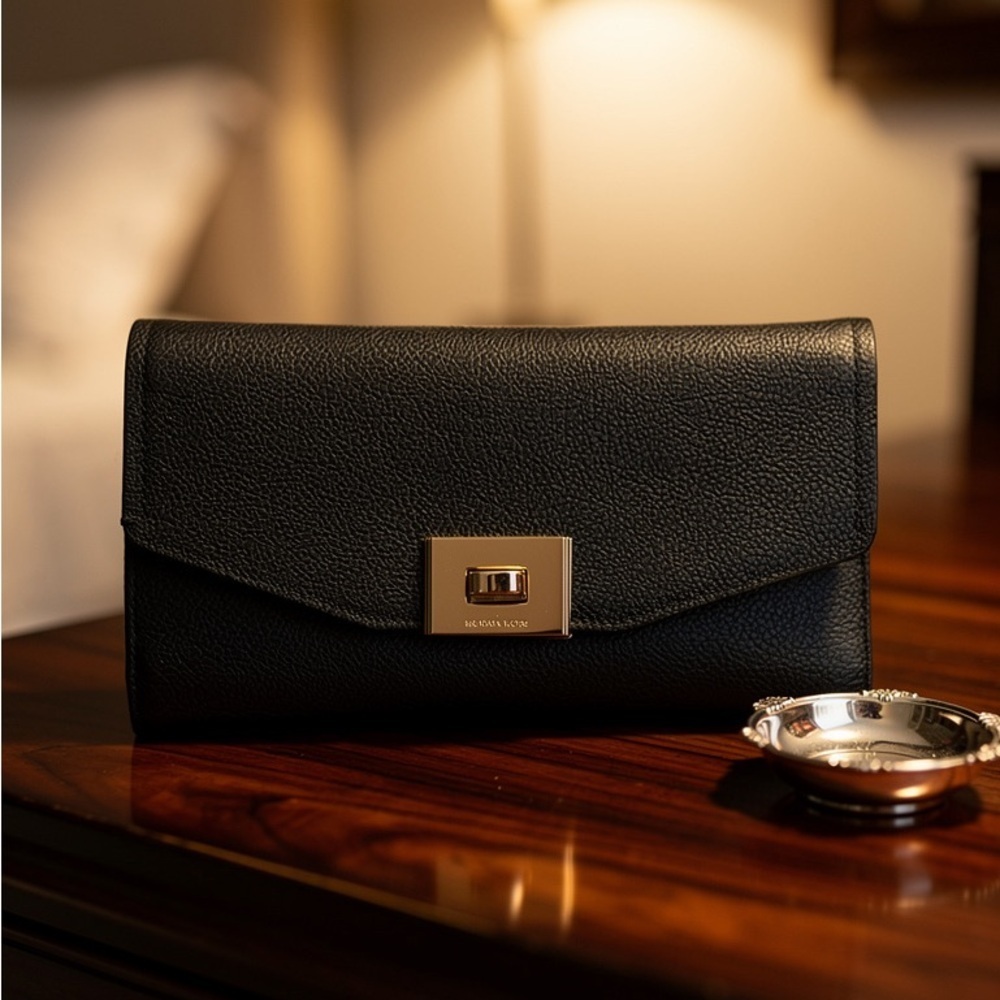 Michael Kors Black Leather Wallet